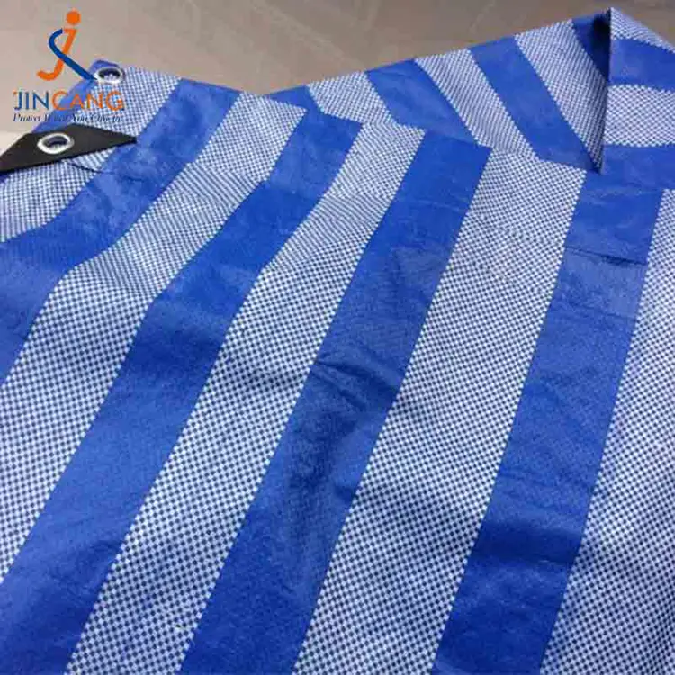 100% перероблений матеріал pp tarpaulin з армованим чорним трикутником