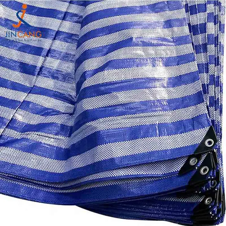 100% перероблений матеріал pp tarpaulin з армованим чорним трикутником