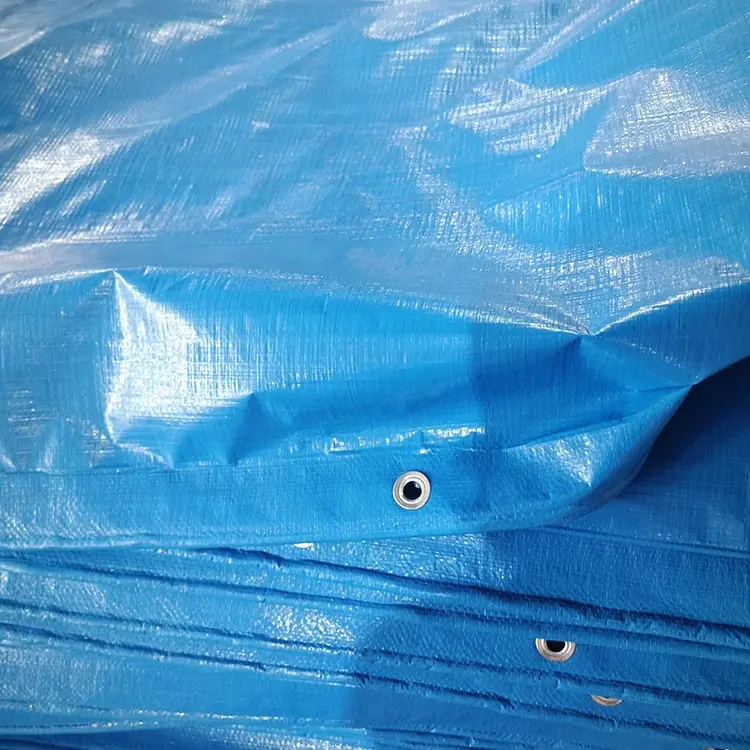 Синій 150GSM PE TARPAULIN